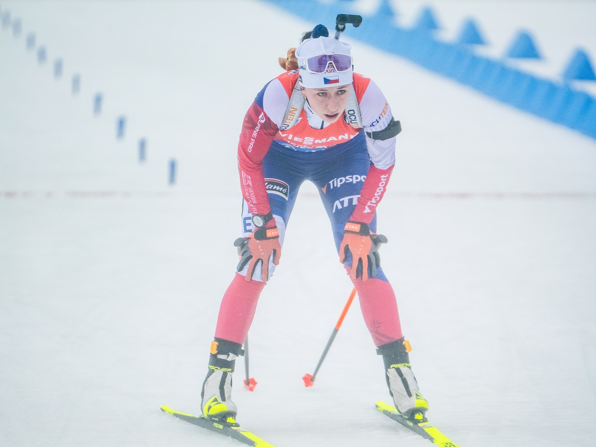 Michal Krčmář a Adam Václavík, stíhací závod mužů, SP Oberhof 2025